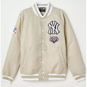 New Era New York Yankees Logo Satin Jacket Men's M
